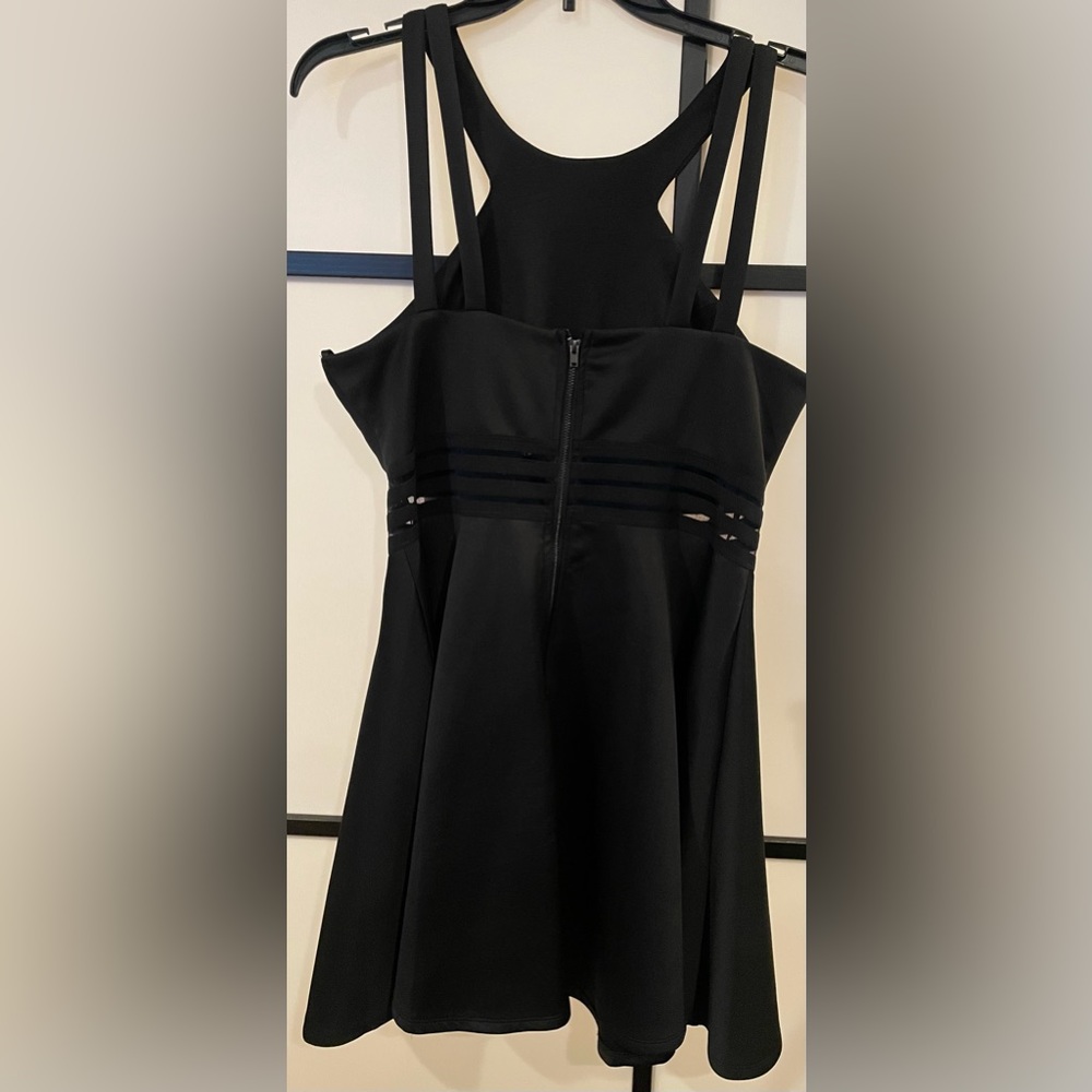 Black Halter Style Dress - Picture 3 of 3